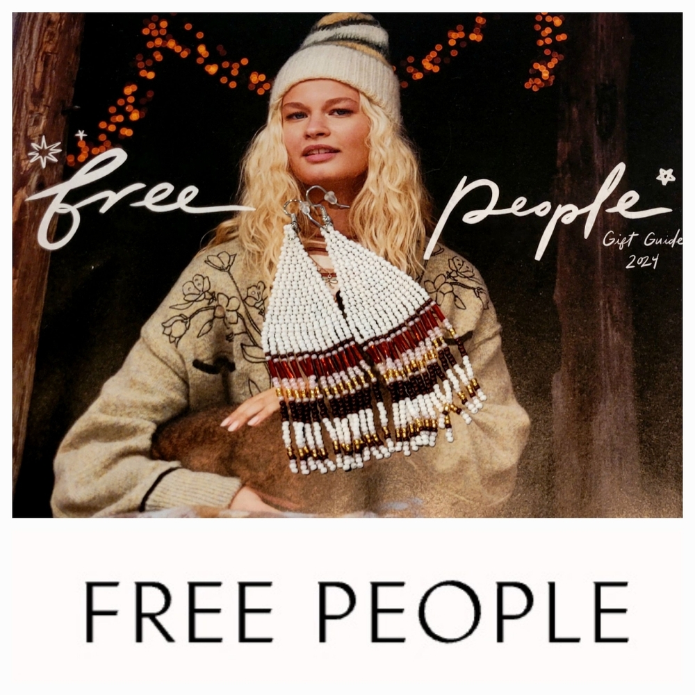 FREE PEOPLE Beaded Tassel Earrings